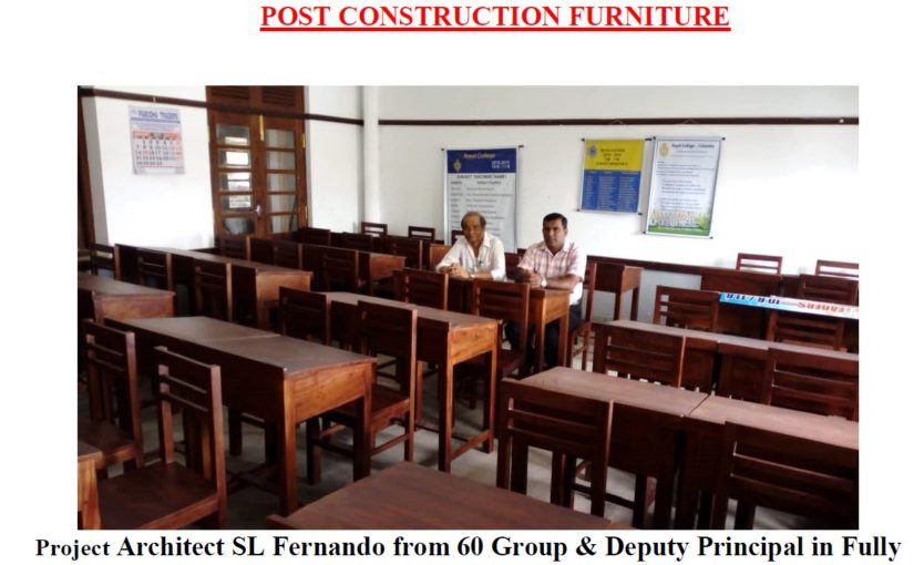 Royal College Class Room Furniture Replacement Project