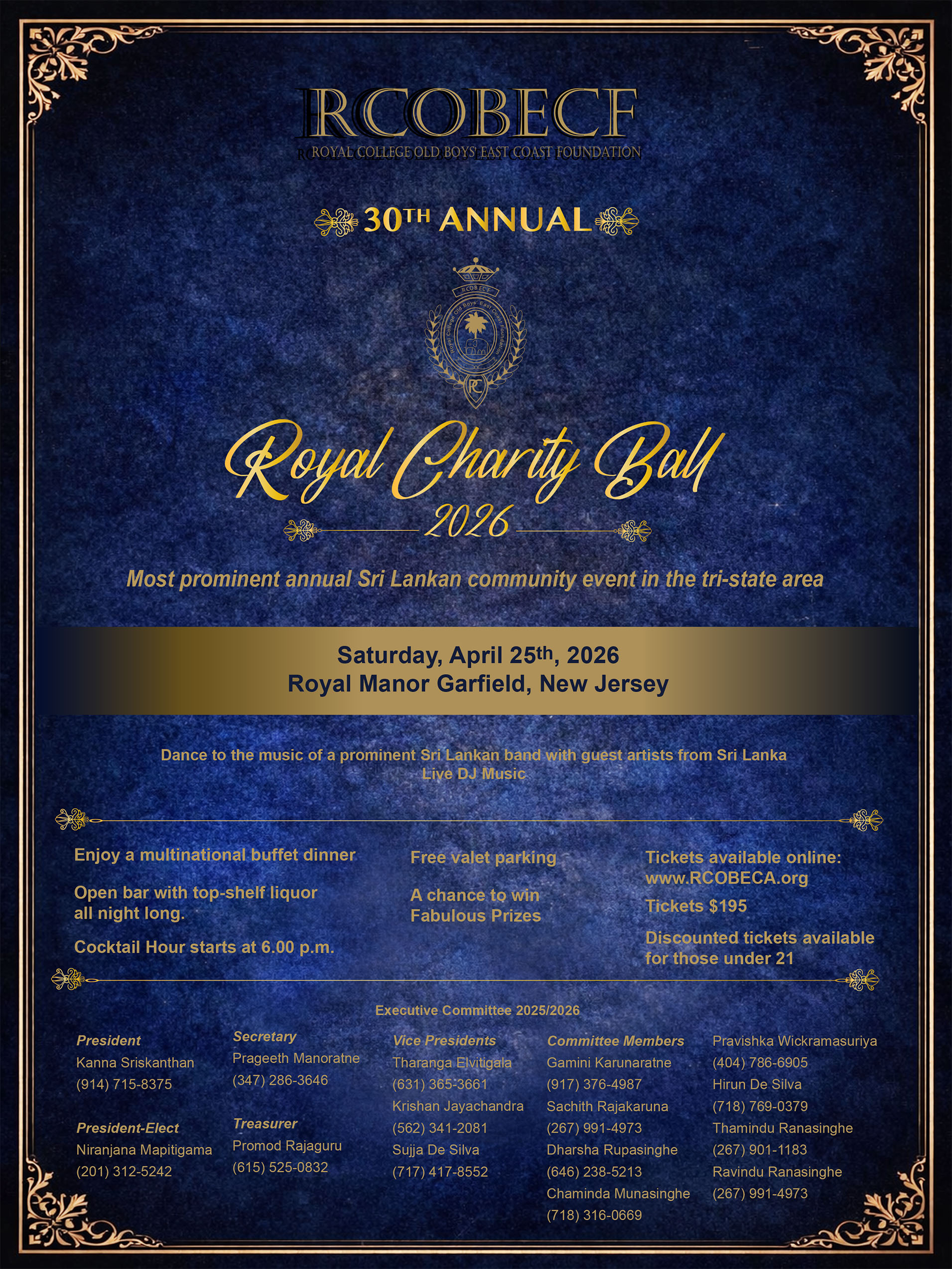 30th Annual Royal Charity Ball